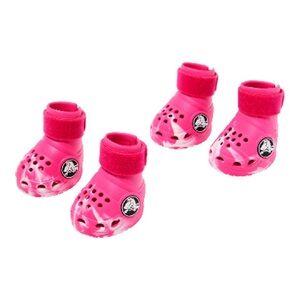 CROCS Shoes for Dogs Pink Large